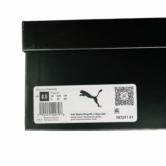 ⭐PUMA x DUA LIPA Cell Dome King ML Trainer Sneaker 8.5 Metallic Silver Pink Y2K - Picture 10 of 11